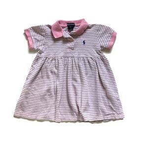 4T: Collared Striped Dress